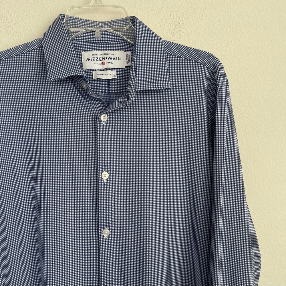 Mizzen Main Spinnaker Collection Stretch Button Down LS Shirt